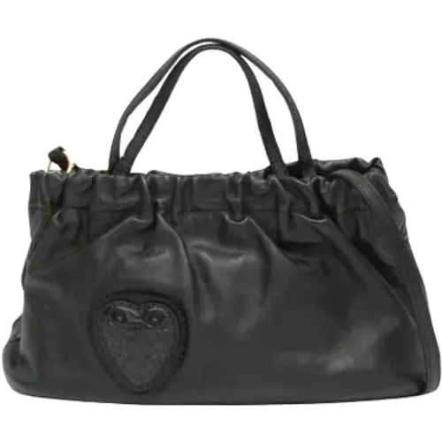 Pre-owned Tote Bags, female, , Size: ONE SIZE Pre-owned Leather gucci-bags - Gucci Vintage - Modalova