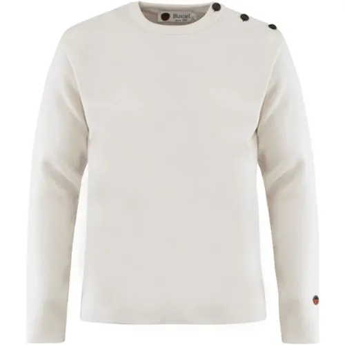 St Hermine Sweater Off , male, Sizes: 2XL, S, M, XL - Busnel - Modalova