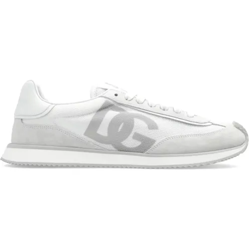 Sneakers mit Logo , Herren, Größe: 42 1/2 EU - Dolce & Gabbana - Modalova