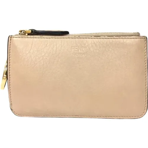 Pre-owned Wallets, female, , Size: ONE SIZE Pre-owned Leather wallets - Fendi Vintage - Modalova