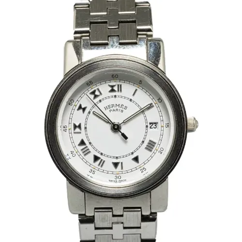 Pre-owned Watches, female, , Size: ONE SIZE Pre-owned Metal watches - Hermès Vintage - Modalova