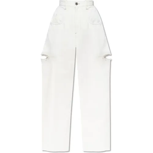 Jeans mit Vintage-Effekt , Damen, Größe: 2XS - Maison Margiela - Modalova