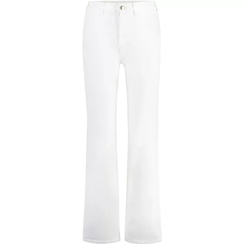 Flared High-rise Boyfriend Jeans , female, Sizes: W28, W27 - Chloé - Modalova