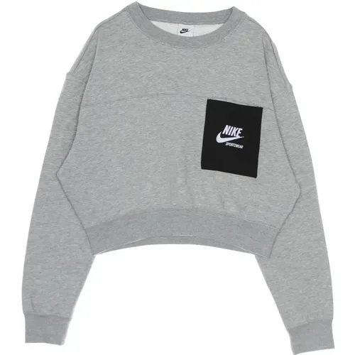 Heritage Fleece Crewneck Sweatshirt für Damen - Nike - Modalova