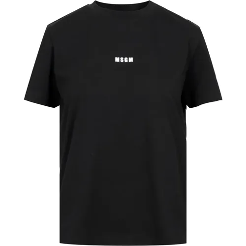 T-Shirts, female, , Size: XL Crew Neck T-shirt - Msgm - Modalova