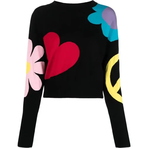 Women's Clothing Sweatshirts Nero Ss24 , female, Sizes: XS, M, S - Moschino - Modalova
