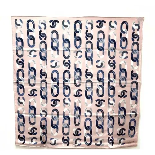 Pre-owned Scarves, female, , Size: ONE SIZE Pre-owned Silk scarves - Chanel Vintage - Modalova