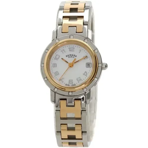 Pre-owned Watches, female, , Size: ONE SIZE Pre-owned Stainless Steel watches - Hermès Vintage - Modalova