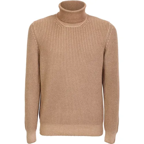 Turtlenecks, male, , Size: M High-neck ribbed Turtleneck - Lardini - Modalova