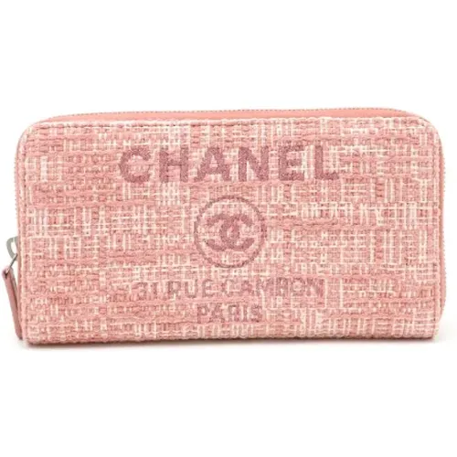 Pre-owned Wallets, female, , Size: ONE SIZE Pre-owned Canvas wallets - Chanel Vintage - Modalova