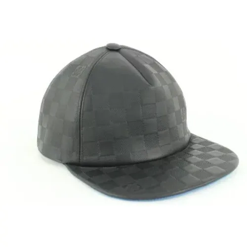 Pre-owned Accessories, male, , Size: ONE SIZE Pre-owned Leather hats - Louis Vuitton Vintage - Modalova