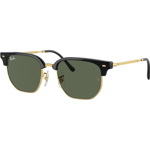 Clubmaster Sunglasses /Gold Green Lens , unisex, Sizes: 47 MM - Ray-Ban - Modalova