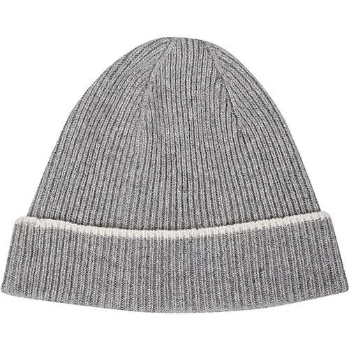 Beanies, unisex, , Size: ONE SIZE Cashmere Tipping Hat - Eleventy - Modalova