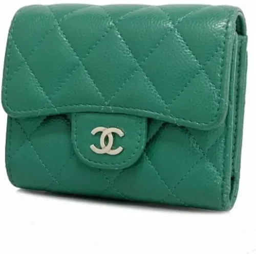 Pre-owned Leather wallets , female, Sizes: ONE SIZE - Chanel Vintage - Modalova