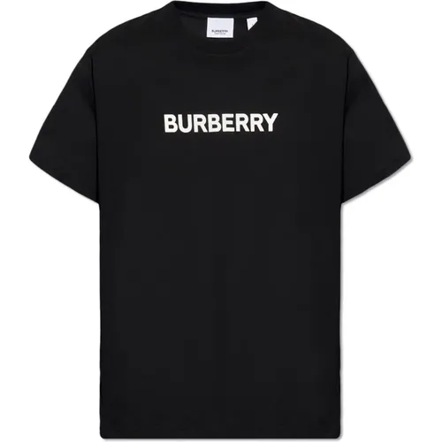 Printed T-shirt , male, Sizes: L, XL, M, S, 2XL - Burberry - Modalova