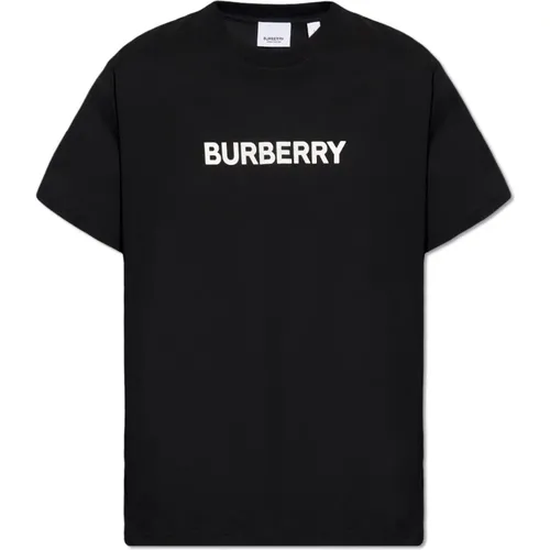 Printed T-shirt , male, Sizes: L, XL, M, S, XS - Burberry - Modalova