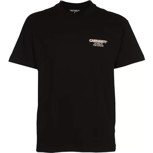 Schwarzes Ducks T-Shirt Baumwolle Jersey , Herren, Größe: M - Carhartt WIP - Modalova