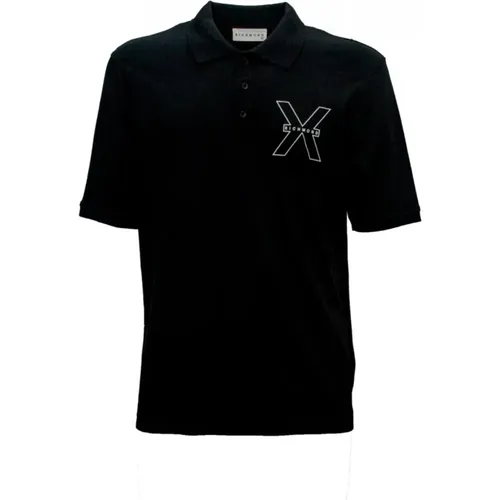 Cotton Polo Shirt Ump24207P0 A8 , male, Sizes: 2XL, M, S, 3XL - John Richmond - Modalova