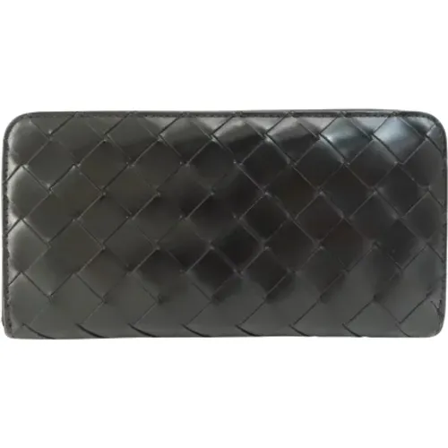 Pre-owned Leather wallets , female, Sizes: ONE SIZE - Bottega Veneta Vintage - Modalova