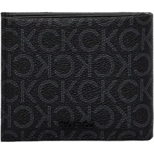 Wallets & Cardholders, male, , Size: ONE SIZE Monogram Bifold Wallet with Coin Pocket - Calvin Klein - Modalova