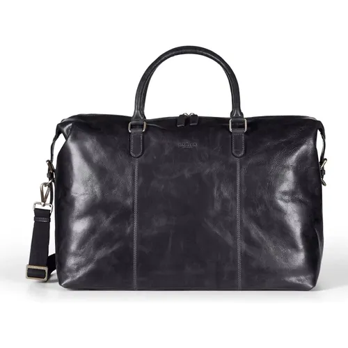 Leather Weekend Bag , male, Sizes: ONE SIZE - Howard London - Modalova