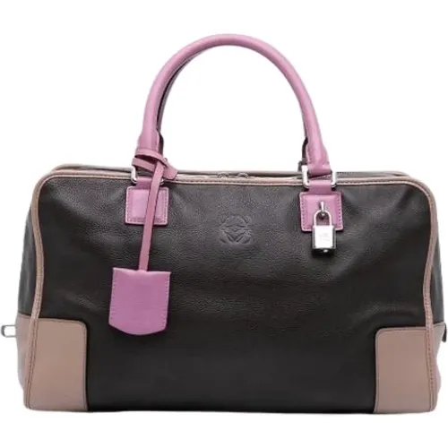 Pre-owned Handbags, female, , Size: ONE SIZE Pre-owned Leather Handbag - Loewe Pre-owned - Modalova