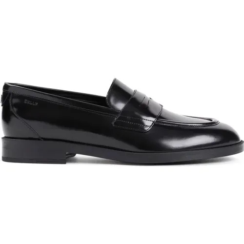 Schwarze Loafer Schuhe Elegant Bequemer Stil , Damen, Größe: 36 EU - Bally - Modalova