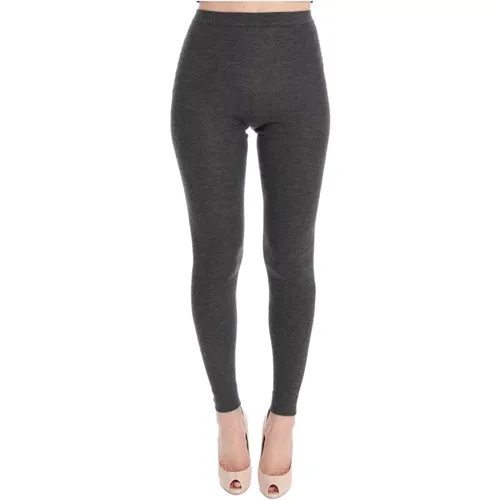 Luxuriöse Cashmere Stretch Strumpfhose , Damen, Größe: 3XS - Dolce & Gabbana - Modalova