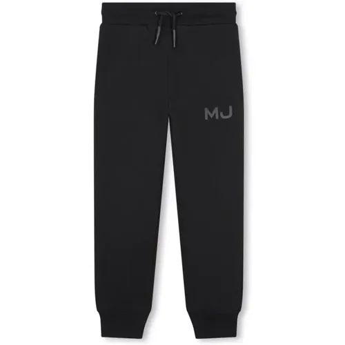 Schwarze Hose mit Gummilogo - Marc Jacobs - Modalova