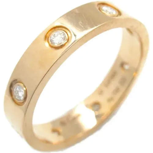 Pre-owned Jewellery, female, , Size: ONE SIZE Pre-owned Rose Gold rings - Cartier Vintage - Modalova