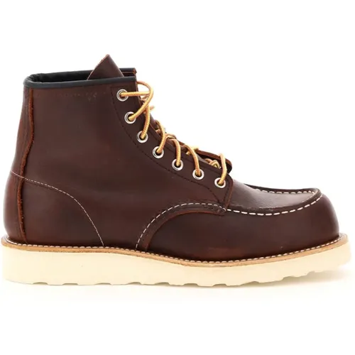 Klassische Moc Toe Briar Oil Slick Stiefel , Herren, Größe: 41 1/2 EU - Red Wing Shoes - Modalova