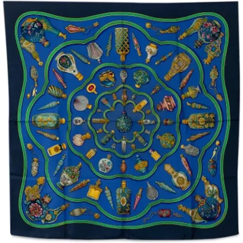 Pre-owned Scarves, female, , Size: ONE SIZE Pre-owned Silk scarves - Hermès Vintage - Modalova