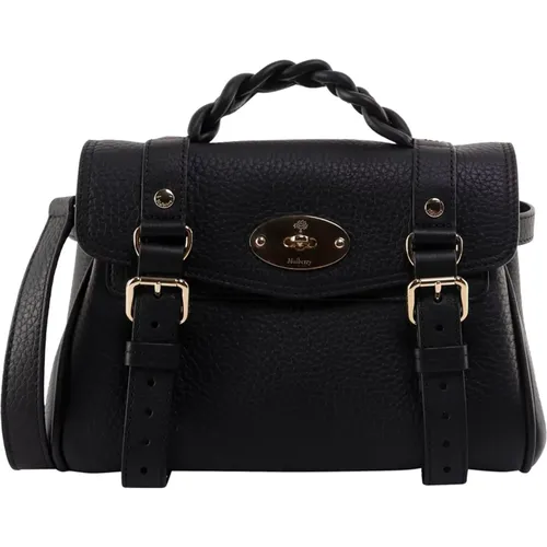 Schwarze Lederhandtasche Alexa Stil - Mulberry - Modalova