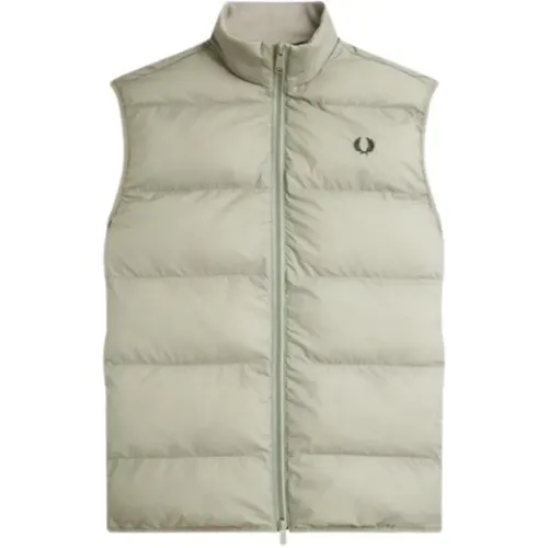 Vests, male, , Size: M Thermal Vest with Refined Details - Fred Perry - Modalova