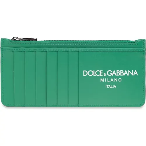 Kartenetui mit Logo , Damen, Größe: ONE Size - Dolce & Gabbana - Modalova