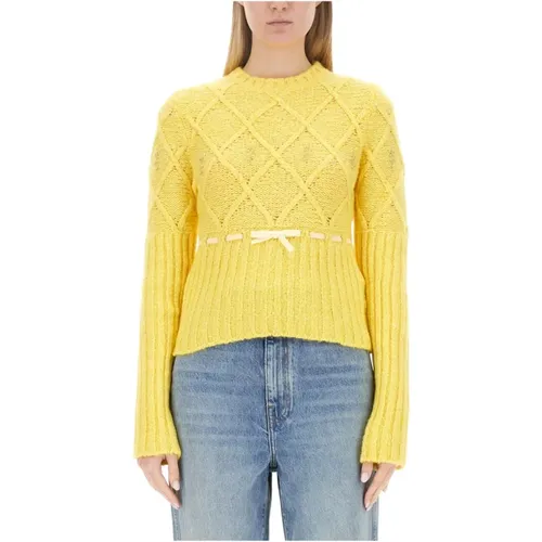 Woll Jersey Pullover , Damen, Größe: 2XS - Cormio - Modalova