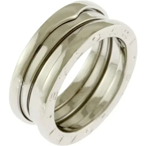 Pre-owned Jewellery, female, , Size: ONE SIZE Pre-owned White Gold rings - Bvlgari Vintage - Modalova