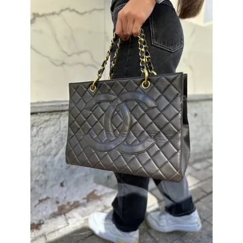 Pre-owned Tote Bags, female, , Size: ONE SIZE Pre-owned Leather chanel-bags - Chanel Vintage - Modalova