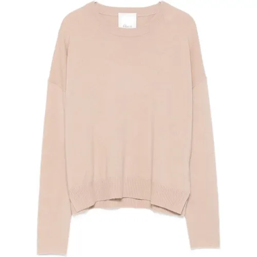 Cashmere Knitwear, female, , Size: XS Cashmere Crew Neck Sweater - allude - Modalova