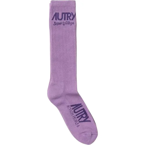 Vintage Style Socks , male, Sizes: L - Autry - Modalova