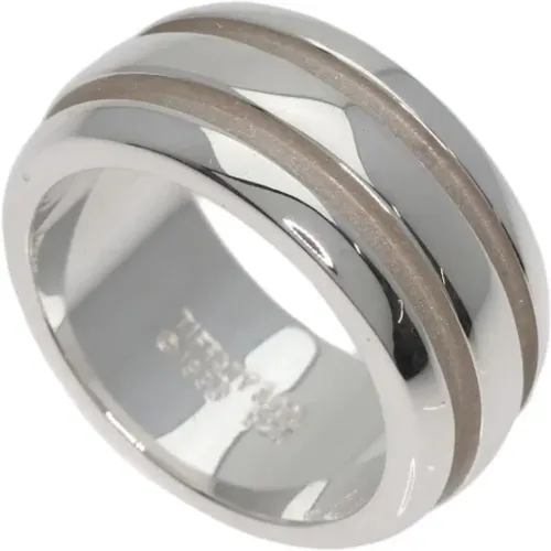 Pre-owned Jewellery, female, , Size: ONE SIZE Pre-owned Silver rings - Tiffany & Co. Pre-owned - Modalova