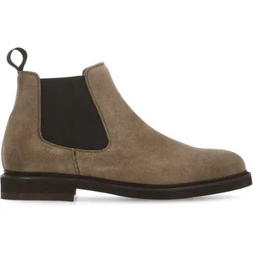 Chelsea Boots, male, , Size: 9 1/2 US Suede Leather Boots for Man - Berwick - Modalova