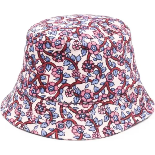 Hats, female, , Size: 57 CM Floral Print Bucket Hat - Isabel marant - Modalova