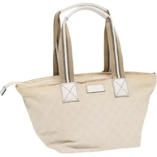 Pre-owned Tote Bags, female, , Size: ONE SIZE Pre-owned Canvas totes - Gucci Vintage - Modalova