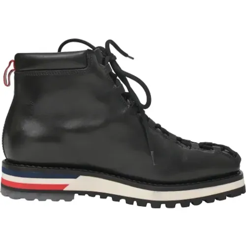 Pre-owned Boots, male, , Size: 8 US Pre-owned Leather boots - Moncler Pre-owned - Modalova