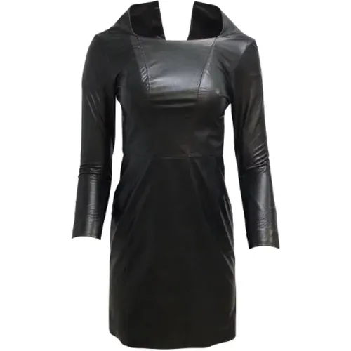 Pre-owned Dresses, female, , Size: 2XS Pre-owned Leather dresses - Chanel Vintage - Modalova