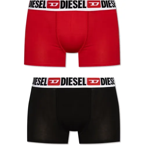 Bottoms, male, , Size: 2XL Two-pack of boxer shorts Umbx-Damientwopack - Diesel - Modalova