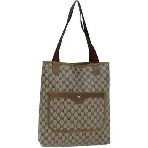 Pre-owned Tote Bags, female, , Size: ONE SIZE Pre-owned Canvas gucci-bags - Gucci Vintage - Modalova