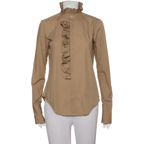 Pre-owned Shirts & Blouses, female, , Size: L Pre-owned Cotton tops - Ralph Lauren Pre-owned - Modalova