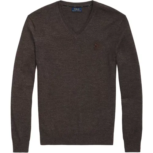 Slim Fit V-Neck Sweater , male, Sizes: 2XL, XL - Ralph Lauren - Modalova